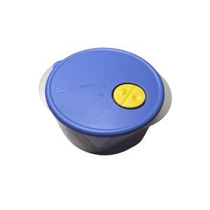 Tupperware: RockNServe Divided (2.25 C-4521A) Blue Seal-Microwave Safe New